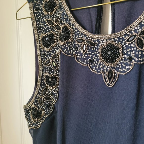 Chiffon Wedding Guest Dress, Size Small - Picture 2 of 5